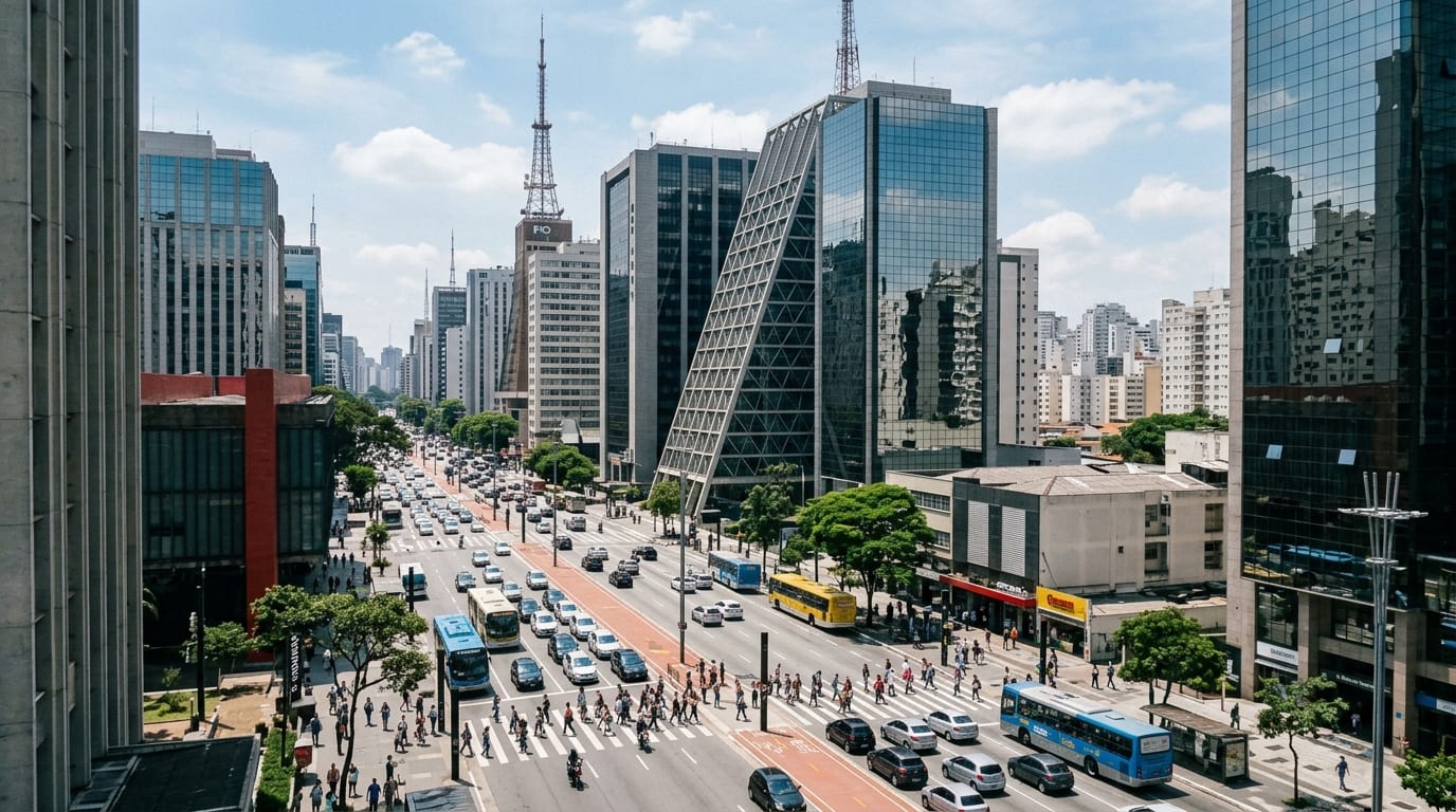 Vista urbana de São Paulo